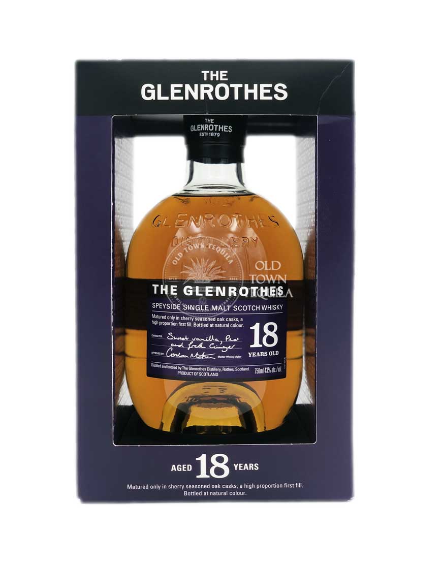 Glenrothes 18 Year Old Single Malt Scotch Whisky 700mL