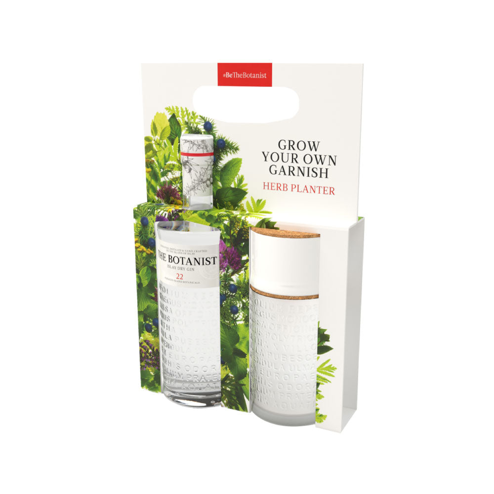 The Botanist Islay Dry Gin Herb Planter Gift Pack 700mL