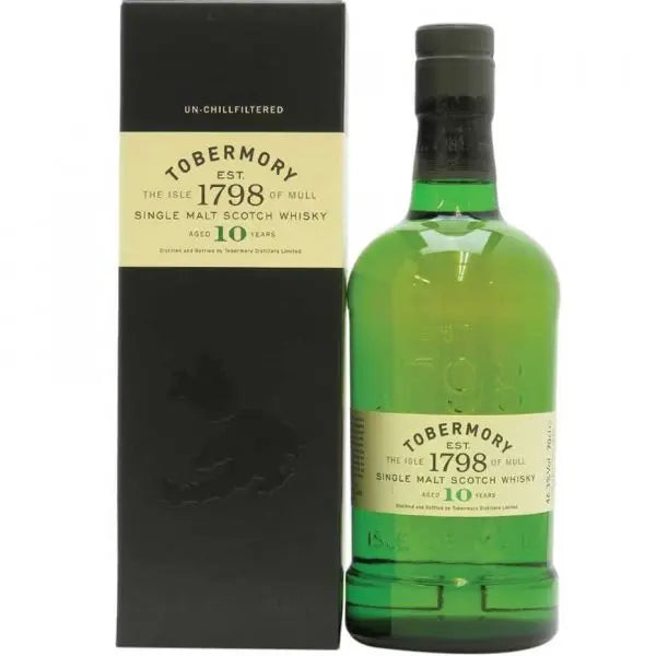 Tobermory 10 Year Old Single Malt Scotch Whisky 700mL