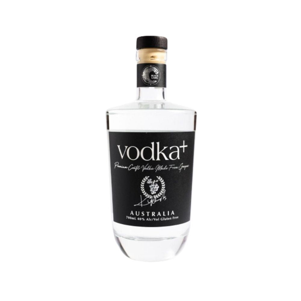 Vodka+ (Vodka Plus) Premium Craft Black Label Vodka 700mL