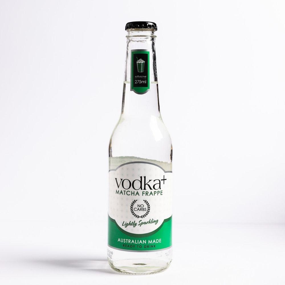 Vodka+ (Vodka Plus) Vodka Matcha Frappe 24 Pack 275mL
