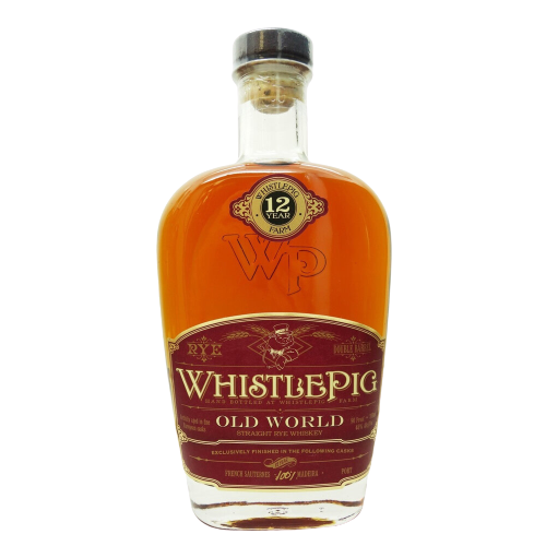 Whistle Pig Old World 12 Year Old Straight Rye Whiskey 750mL