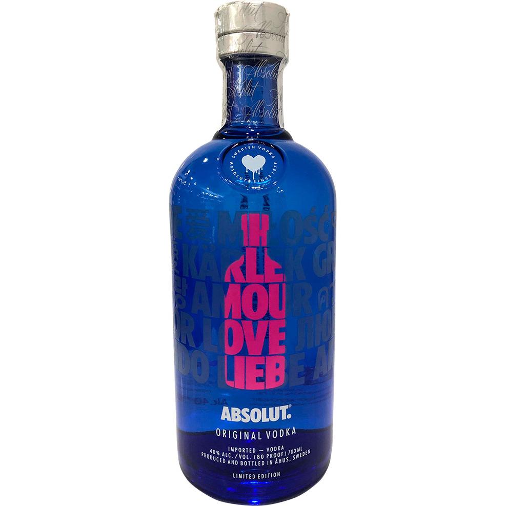Absolut Vodka A Drop Of Love Limited Edition 700mL