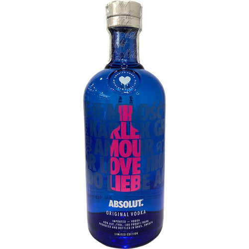 Absolut Vodka A Drop Of Love Limited Edition 700mL