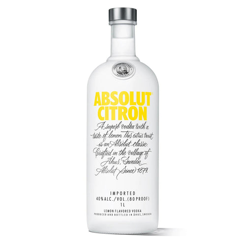 Absolut Citron Vodka 700mL