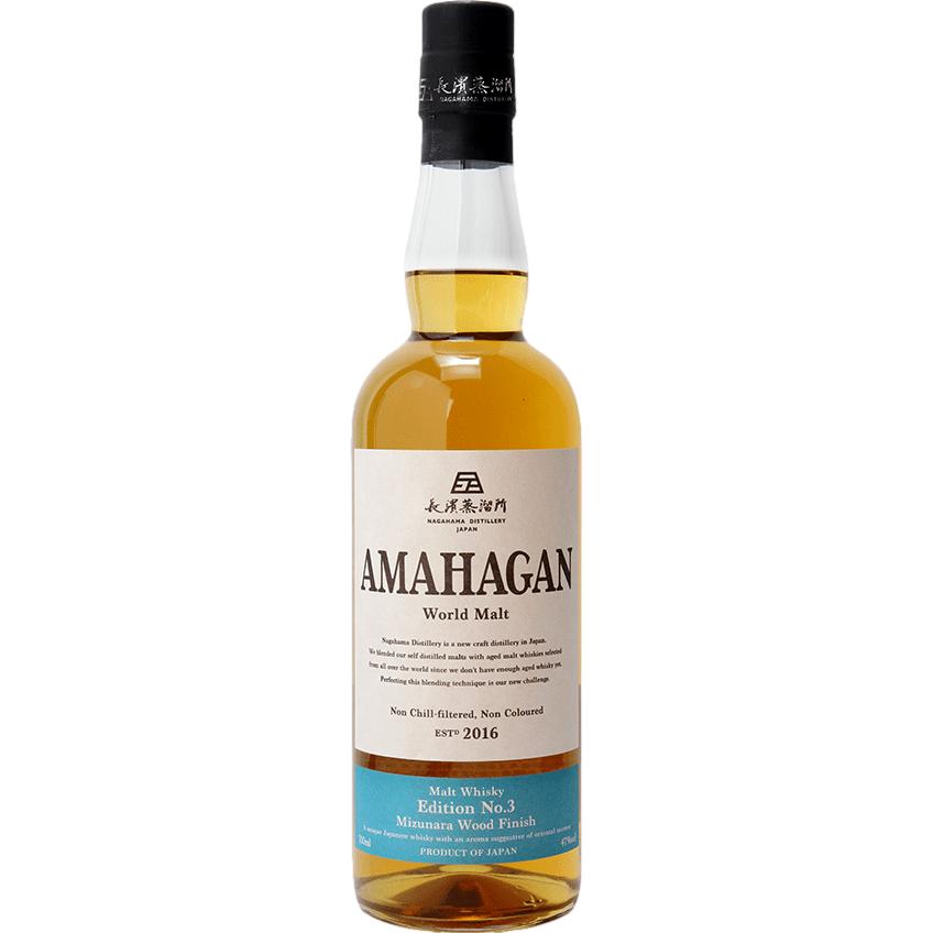 Amahagan World Malt Whisky Edition No.3 Mizunara Finish 700mL