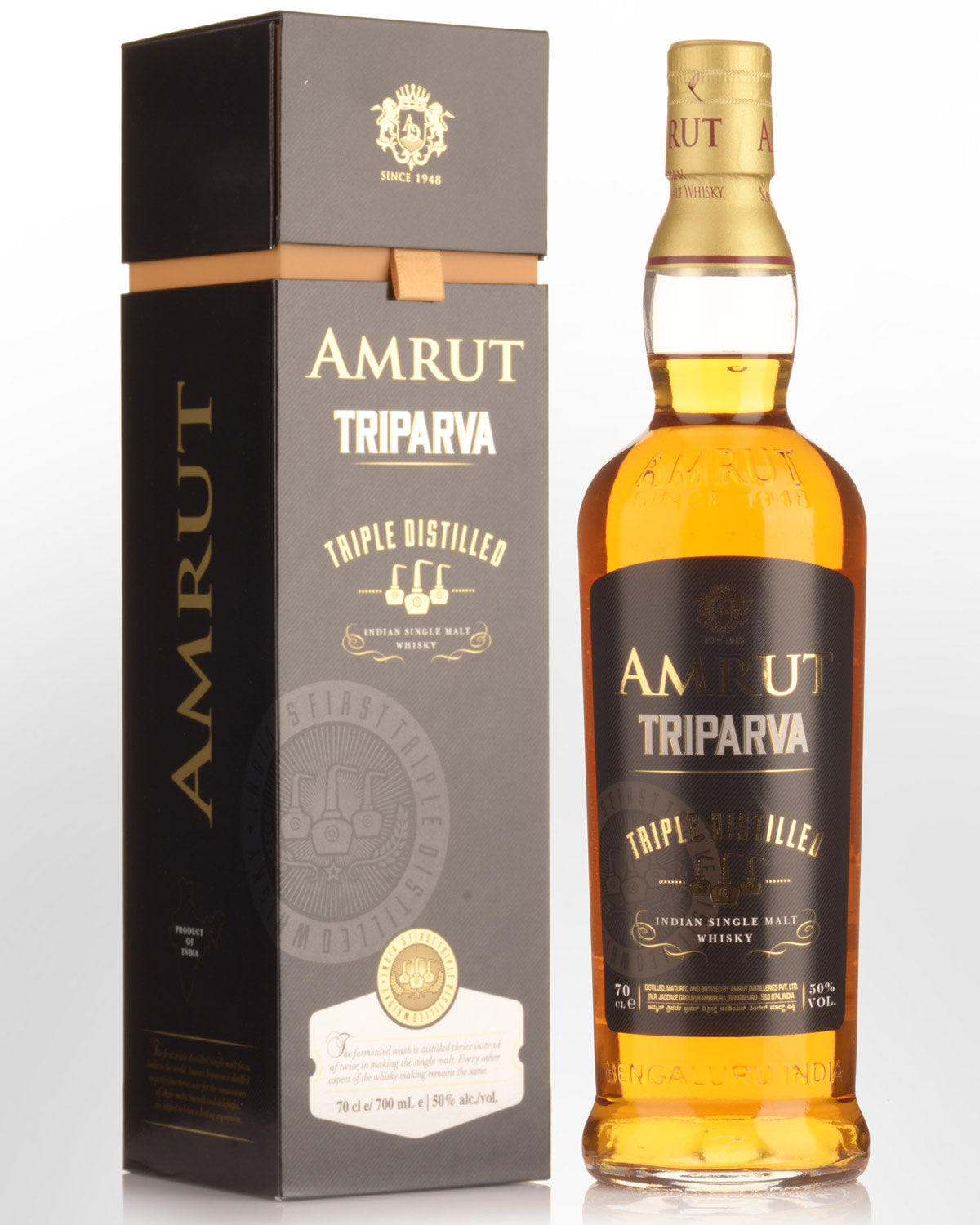 Amrut Triparva Indian Single Malt Whisky 700mL