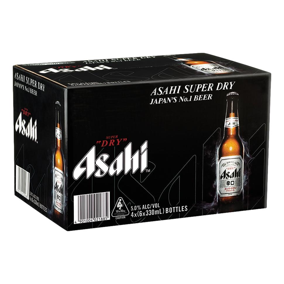 Asahi Super Dry Bottles (24 X 330mL)
