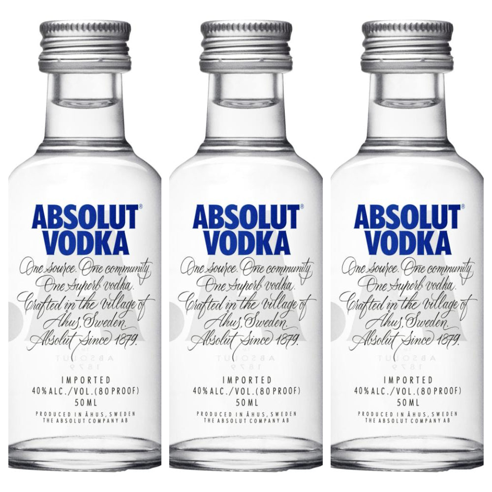 Absolut Vodka (3X50mL)
