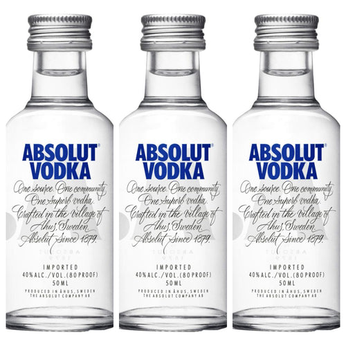 Absolut Vodka (3X50mL)
