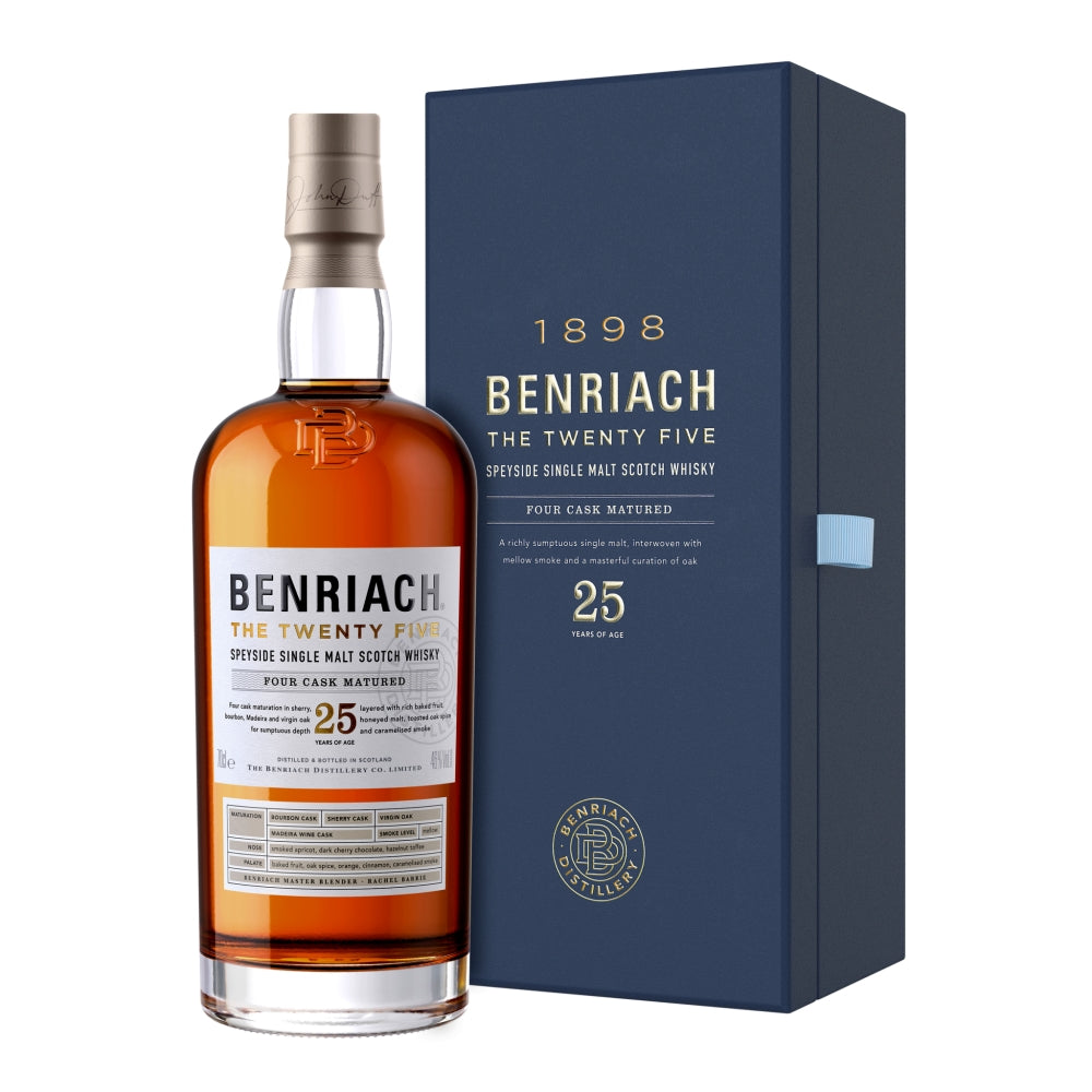 Benriach 25YO Single Malt Scotch Whisky 700mL