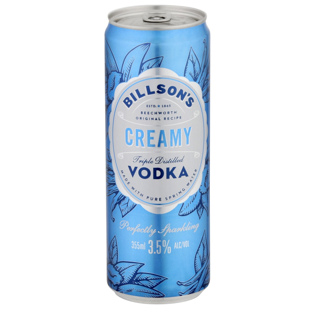 Billson's Creamy Soda Vodka Mixed Drink 355mL (6 Pack)
