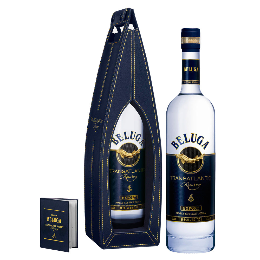 Beluga Vodka Transatlantic Leather Gift Box 700mL