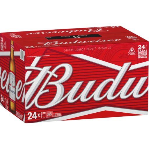 Budweiser Lager Bottles (24X330mL)