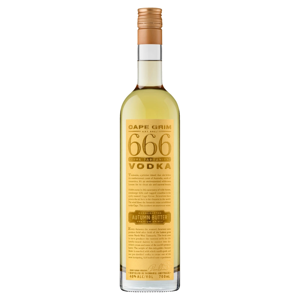 Cape Grim 666 Autumn Butter Vodka 700mL