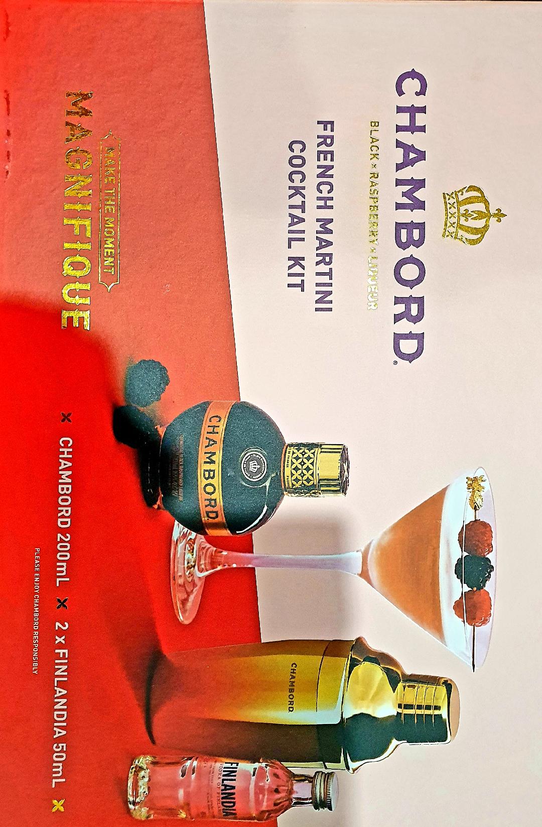 Chambord 200mL + 2 X 50mL Finlandia Gift Pack With Shaker