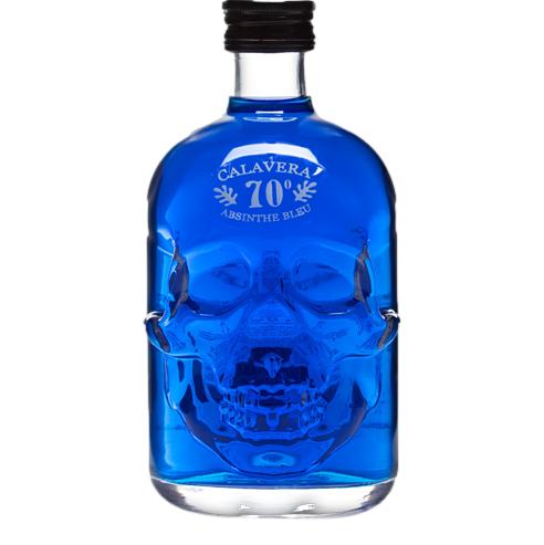 Calavera Skull Absinthe Blue 500mL