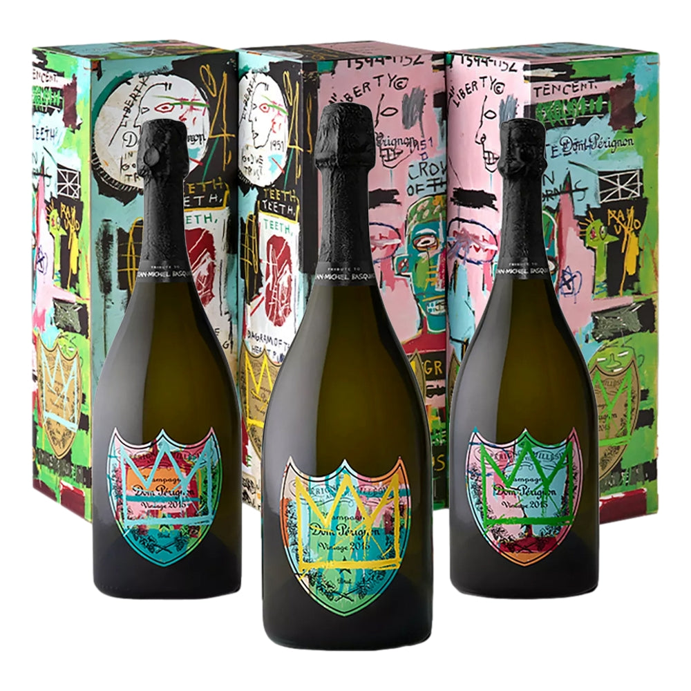 Dom Perignon Brut Vintage 2015 Jean-Michel Basquiat Limited Edition (3X750mL)