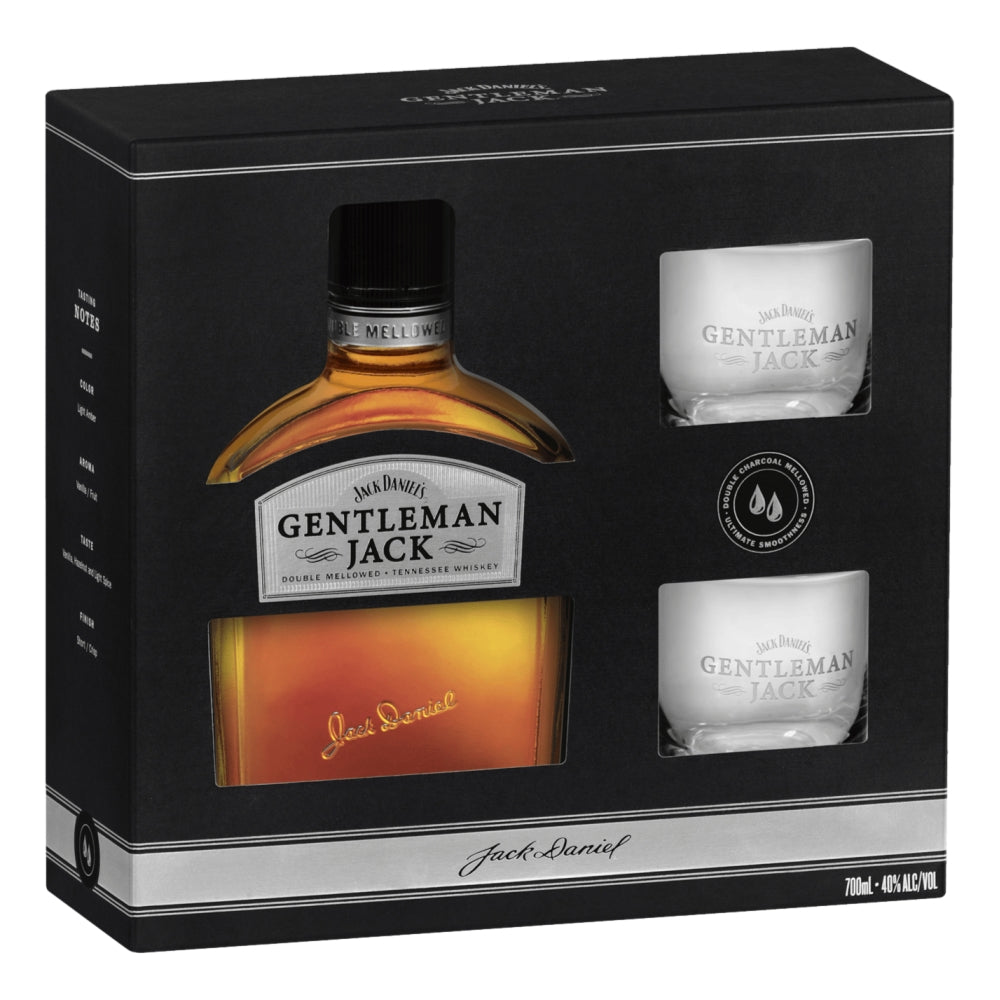 Gentleman Jack And 2 Glasses Gift Pack