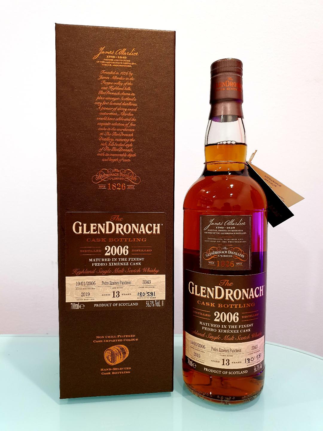Glendronach 13 Year Old PX Cask Single Malt Scotch Whisky (2006) 700mL