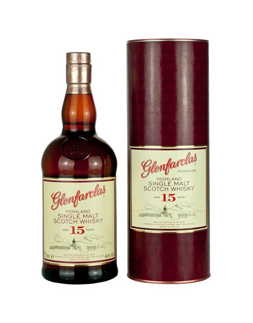 Glenfarclas 15 Year Old Single Malt Scotch Whisky 700mL