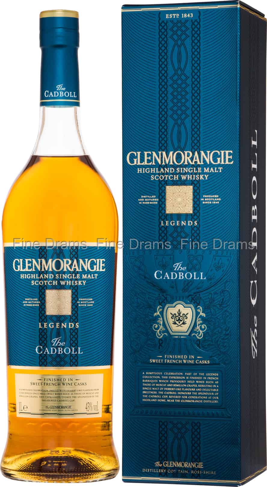 Glenmorangie Legends The Cadboll Single Malt Scotch Whisky 1000mL
