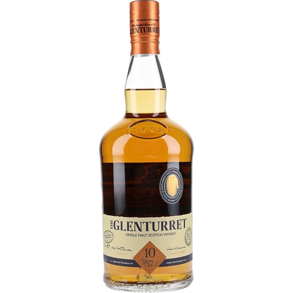 Glenturret Distillery 10 YO Single Malt Whisky 700mL
