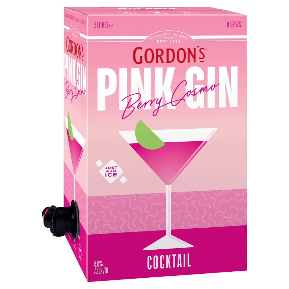 Gordon's Pink Gin Berry Cosmo Cocktail 2L