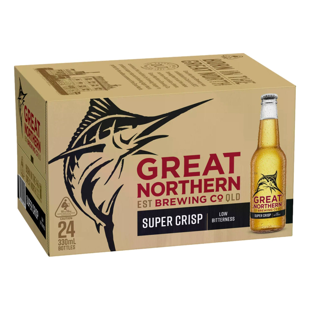 Great Northern Super Crisp 3.5% Lager Bottles (24X330mL)
