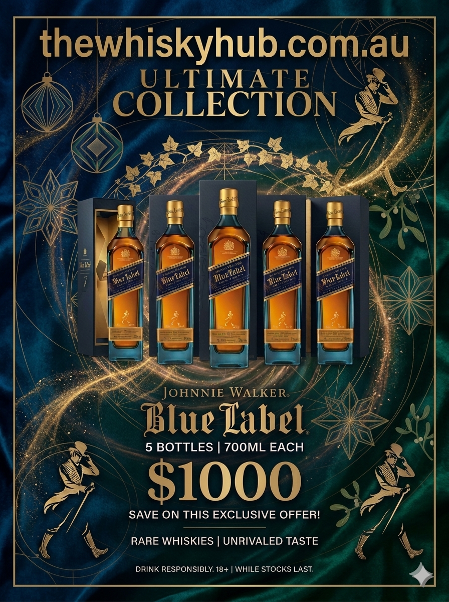 Johnnie Walker Blue Label Scotch Whisky 700mL - ULTIMATE BUNDLE OF 5 BOTTLES