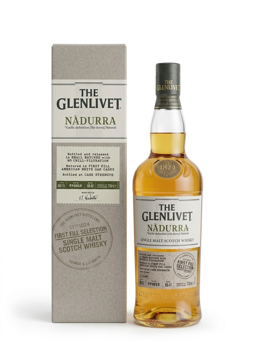 Glenlivet Nadurra First Fill Cask Strength Single Malt Scotch Whisky 700ml