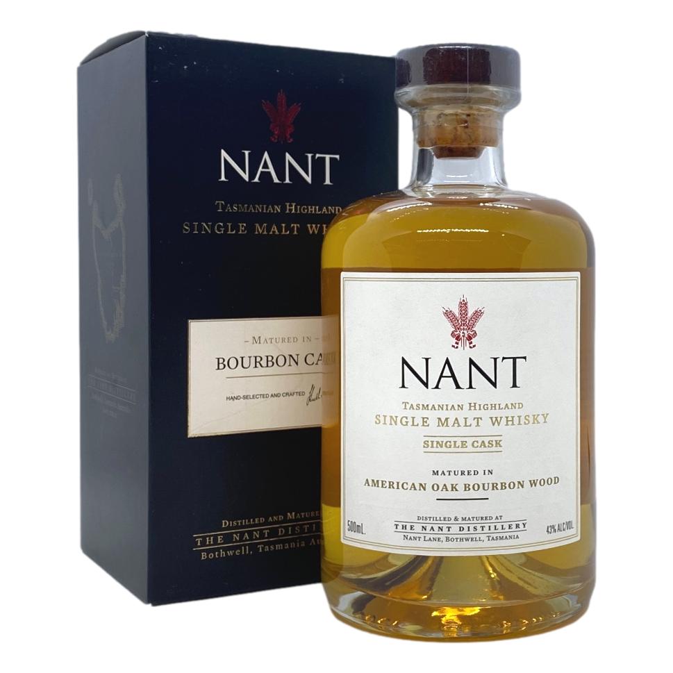Nant American Oak Bourbon Wood Matured Tasmanian Highland Single Malt Whisky 500mL