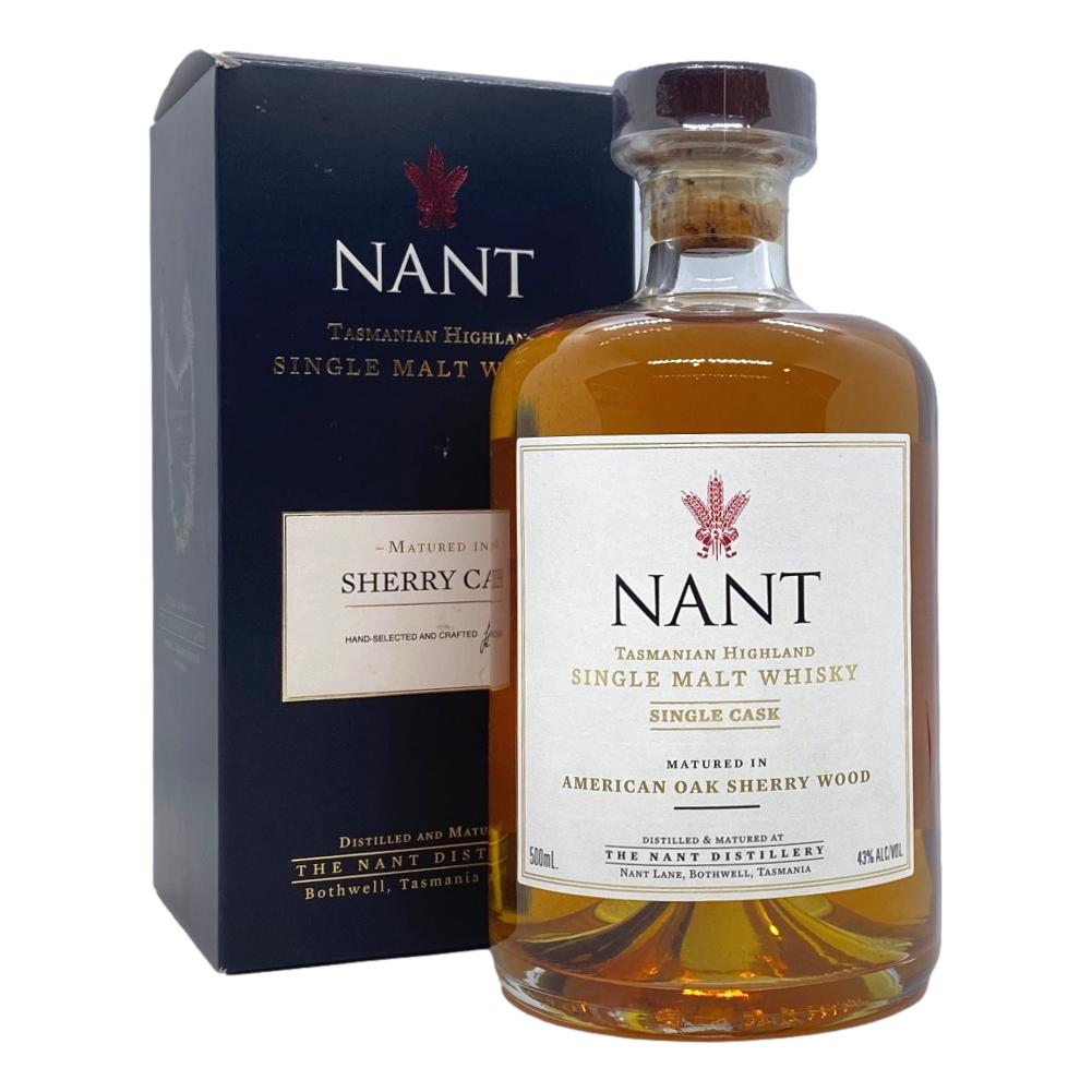 Nant American Oak Sherry Wood Matured Tasmanian Highland Single Malt Whisky 500mL