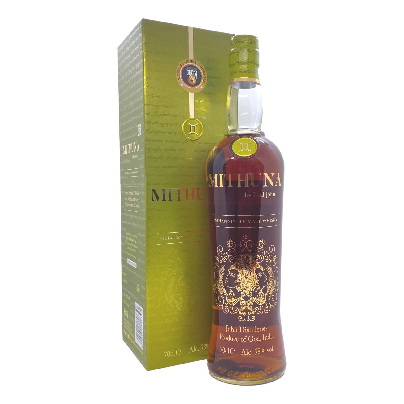 Paul John Mithuna Single Malt Whisky 700mL