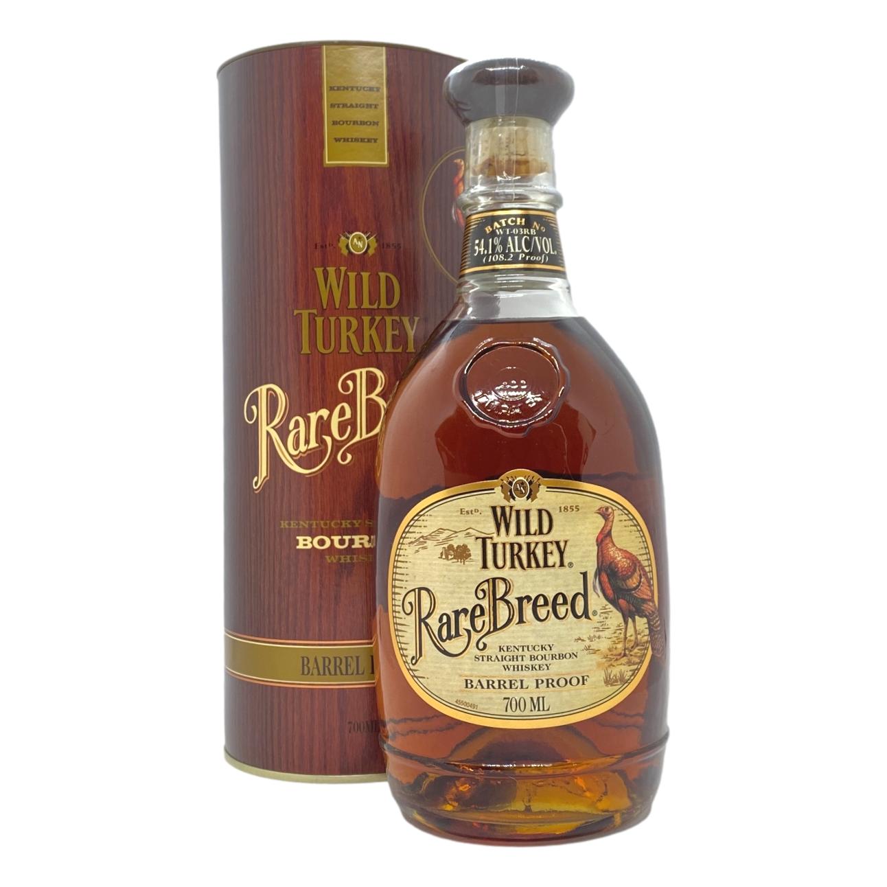 Wild Turkey Rare Breed Barrel Proof (Batch No. Wt-03Rb) Bourbon Whiskey 700mL