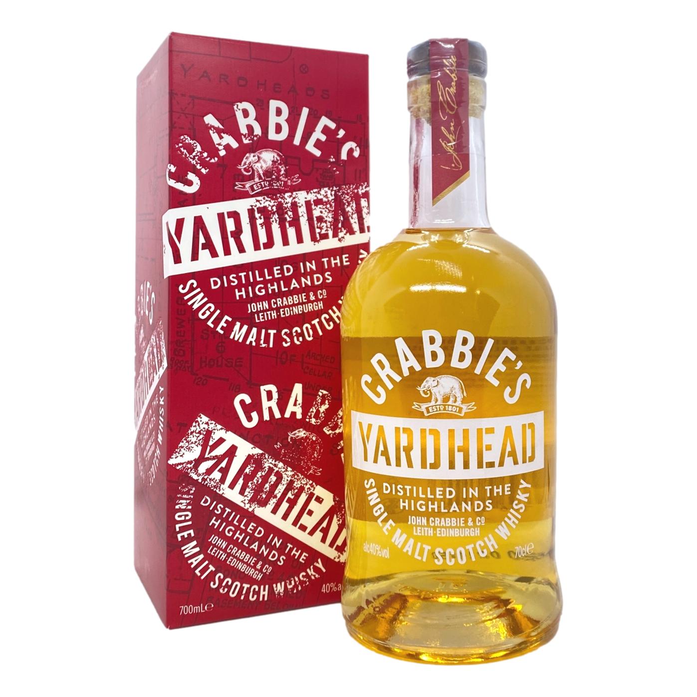 Crabbies Yardhead Single Malt Scotch Whisky 700mL