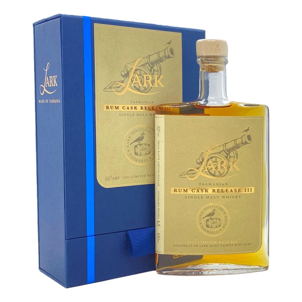 Lark Rum Cask III Release Single Malt Whisky 100mL