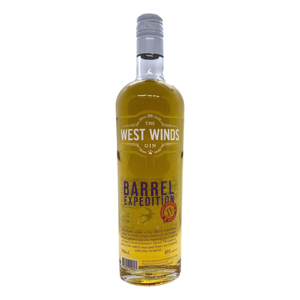 The West Winds Gin Gewurztraminer Barrel Expedition II 700mL