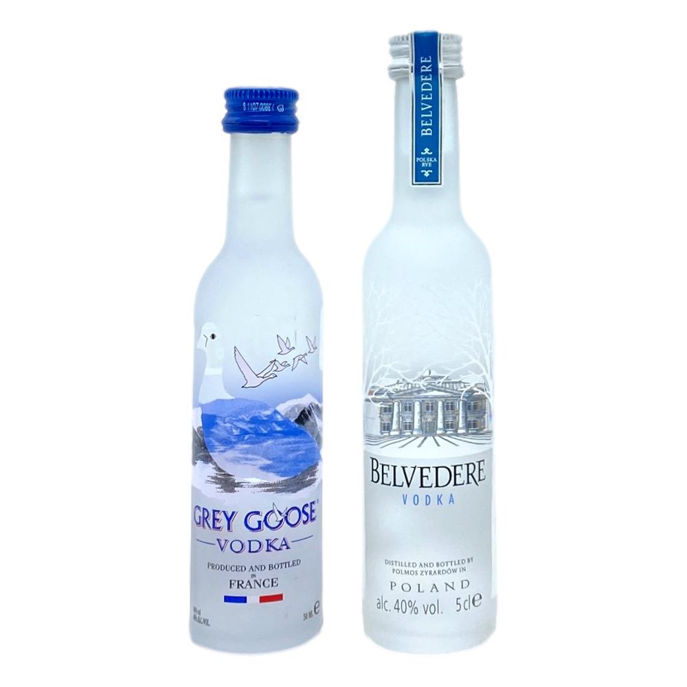 Grey Goose and Belvedere Vodka Bundle (2X50mL)