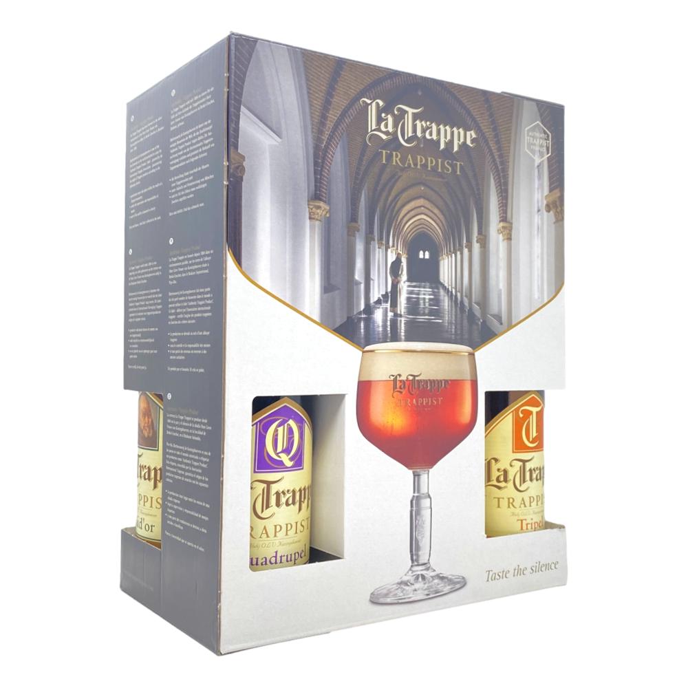 La Trappe Beers and Glass Gift Pack (4X330mL)