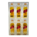 Johnnie Walker Red Label Blended Scotch Whisky (6X50mL)