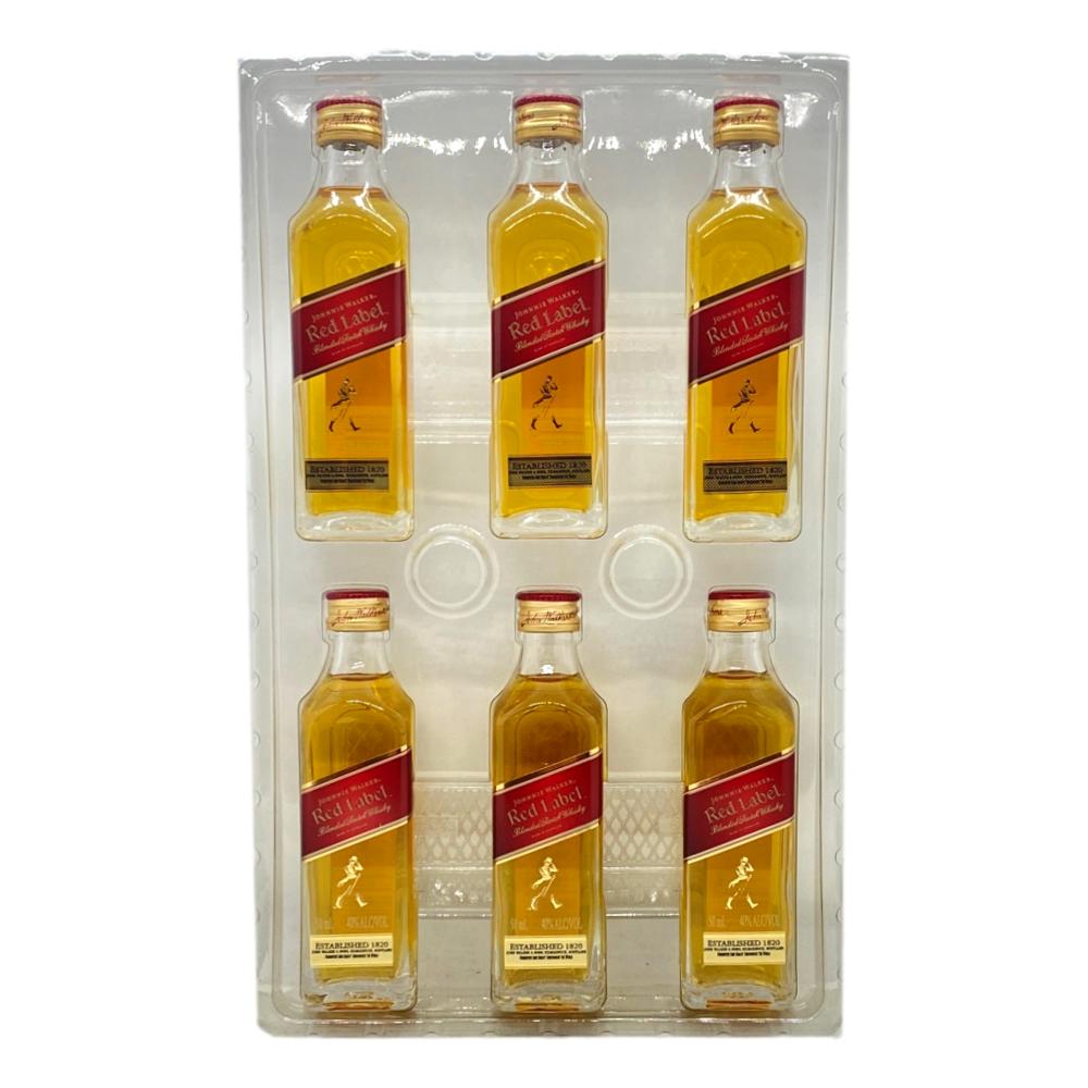 Johnnie Walker Red Label Blended Scotch Whisky (6X50mL)