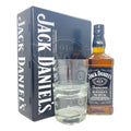 Jack Daniel's Old No. 7 Tennessee Whiskey and 2 Glasses Gift Tin