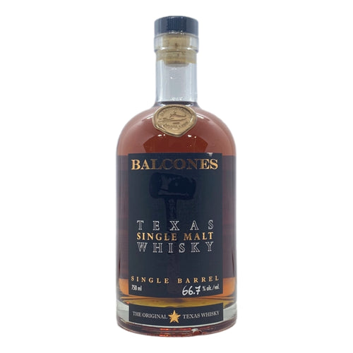 Balcones Single Barrel Cask Strength Texas Single Malt American Whisky 700mL