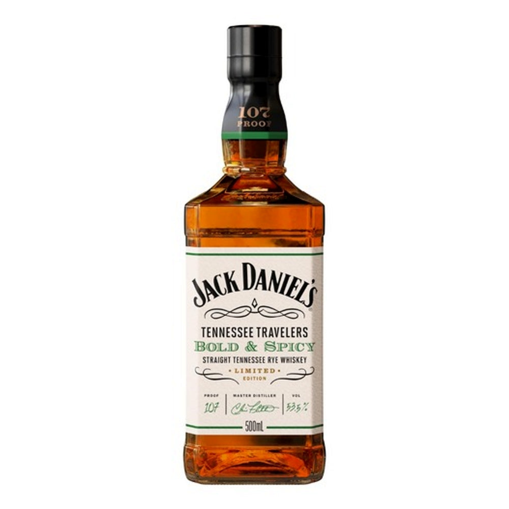 Jack Daniel's Tennessee Travelers Bold and Spicy Straight Tennessee Whiskey 500mL