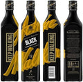 Johnnie Walker Black Label Limited Edition Design Scotch Whisky 700mL (Set of 4)