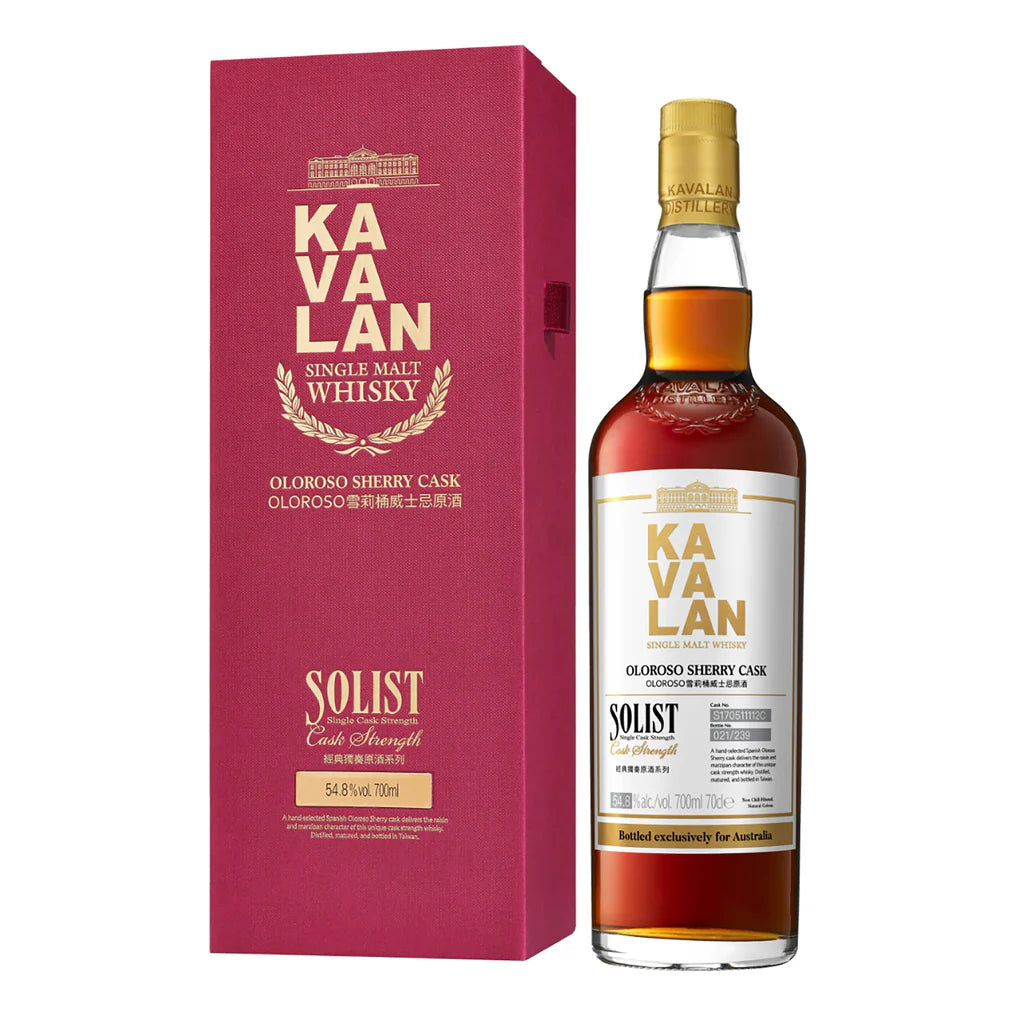 Kavalan Solist Oloroso Sherry Single Cask Strength Single Malt Whisky 700M