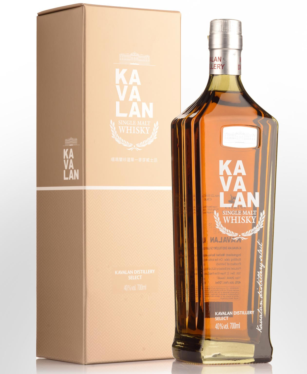 Kavalan Distillery Select No. 1 Taiwanese Single Malt Whisky 700mL