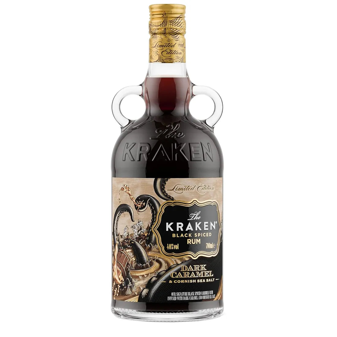 Kraken Dark Caramel and Cornish Sea Salt Black Spiced Rum Limited Edition 700 ml