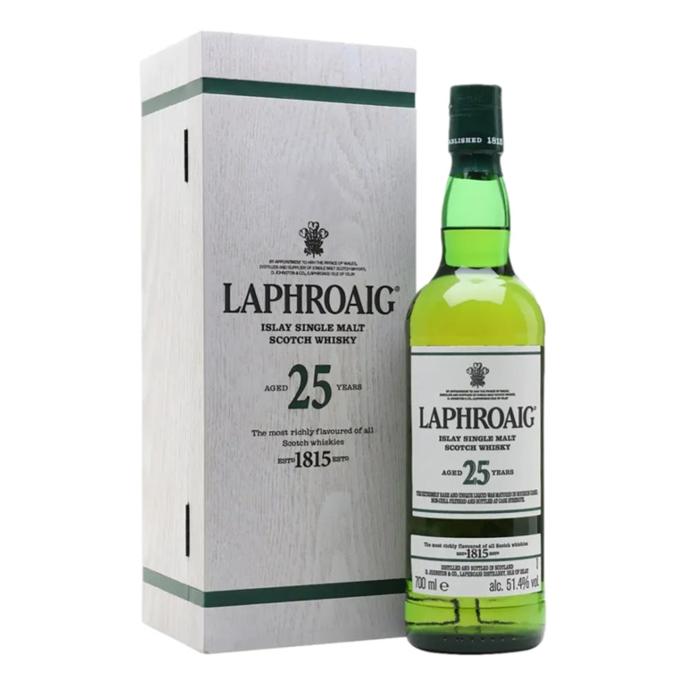 Laphroaig 25 Year Old Single Malt Scotch Whisky Cask Strength 700mL